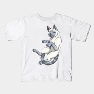 Blue Lynx Point Shorthair Kids T-Shirt